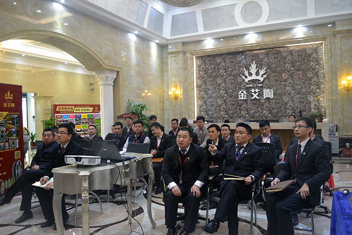 立博ladbrokes瓷砖2015年终总结大会全体职员加入
