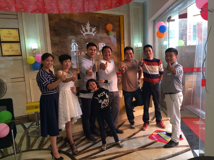 陶瓷一线品牌立博ladbrokes瓷砖都昌店周年庆签简单直，，，，，喜报来袭